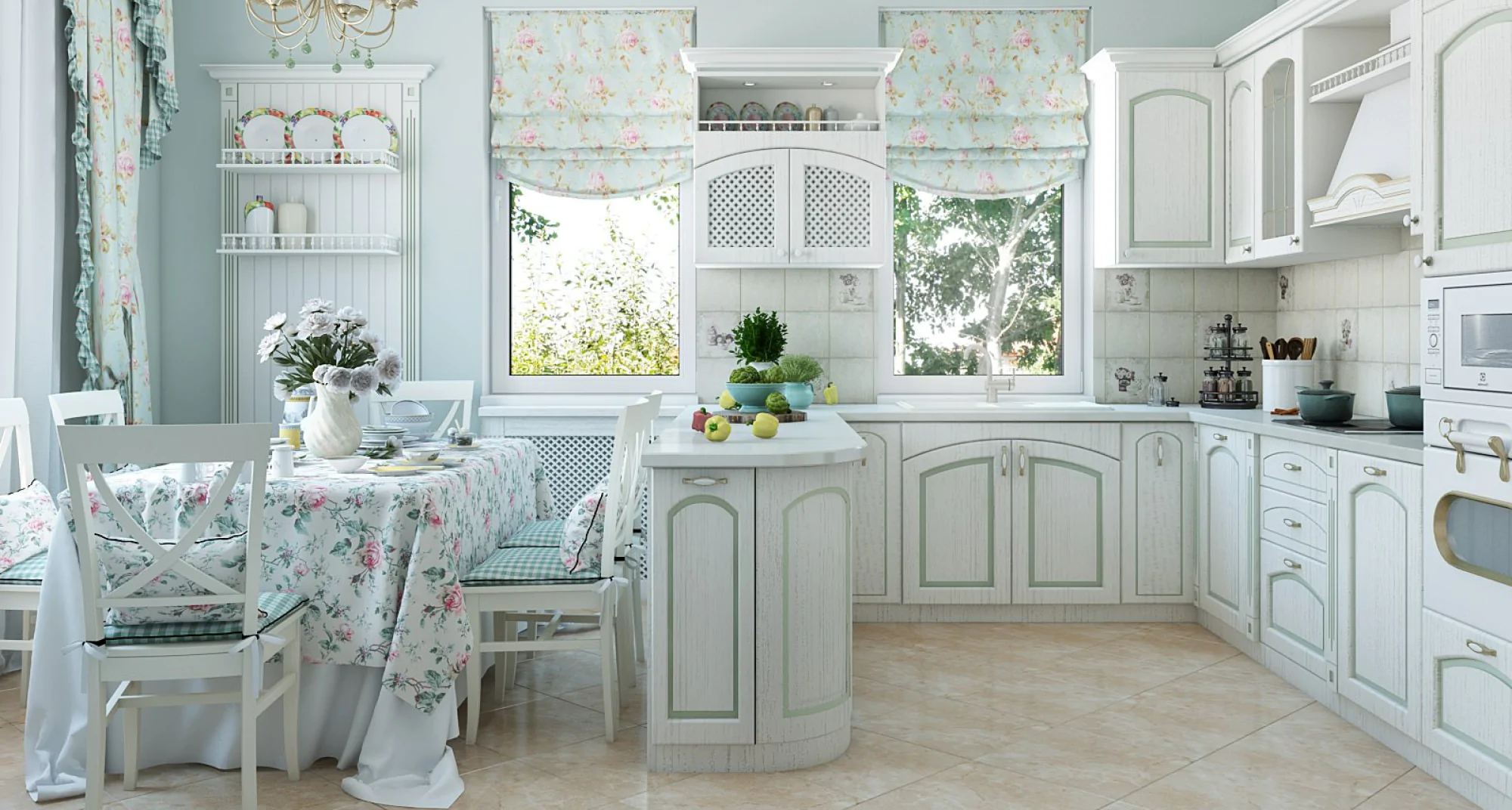 Стиль прованс для загородного дома: теплый и уютный французский шарм