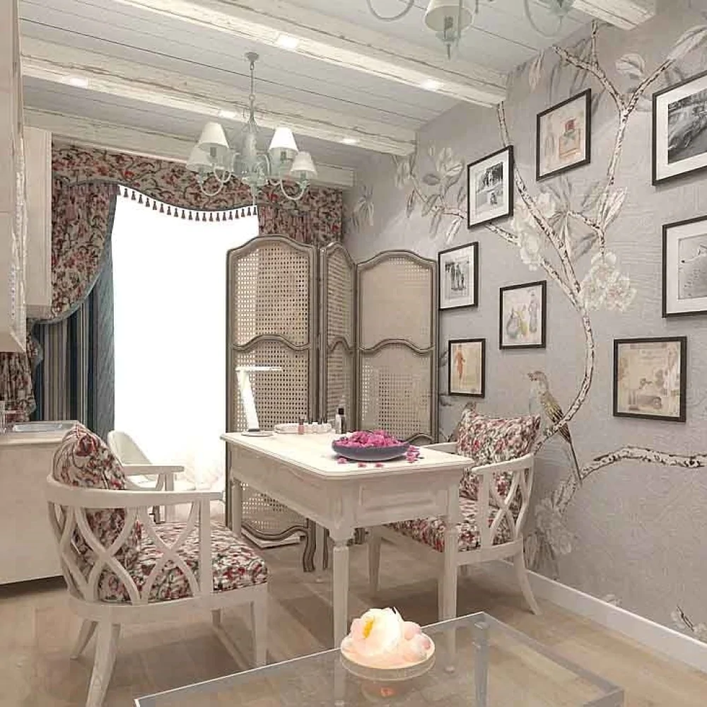 Дизайн-проект інтер'єру салону краси в стилі прованс, фото №4