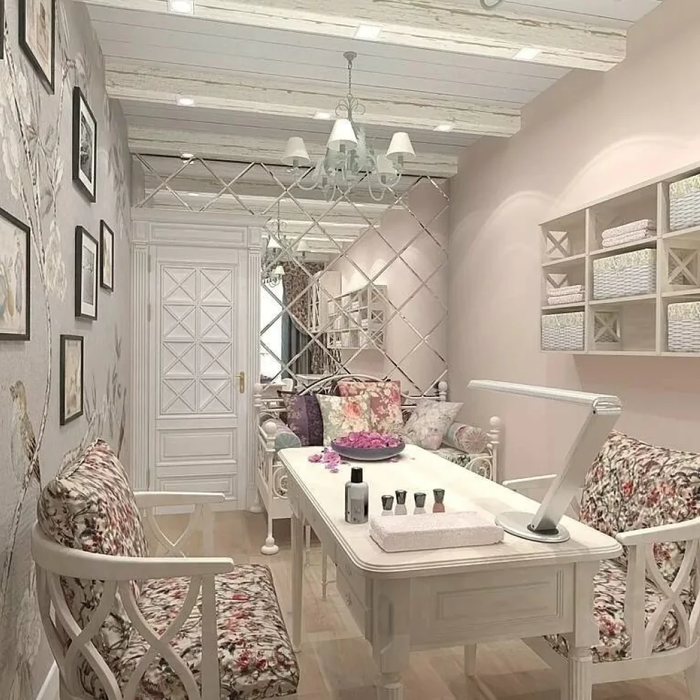 Дизайн-проект інтер'єру салону краси в стилі прованс, фото №5