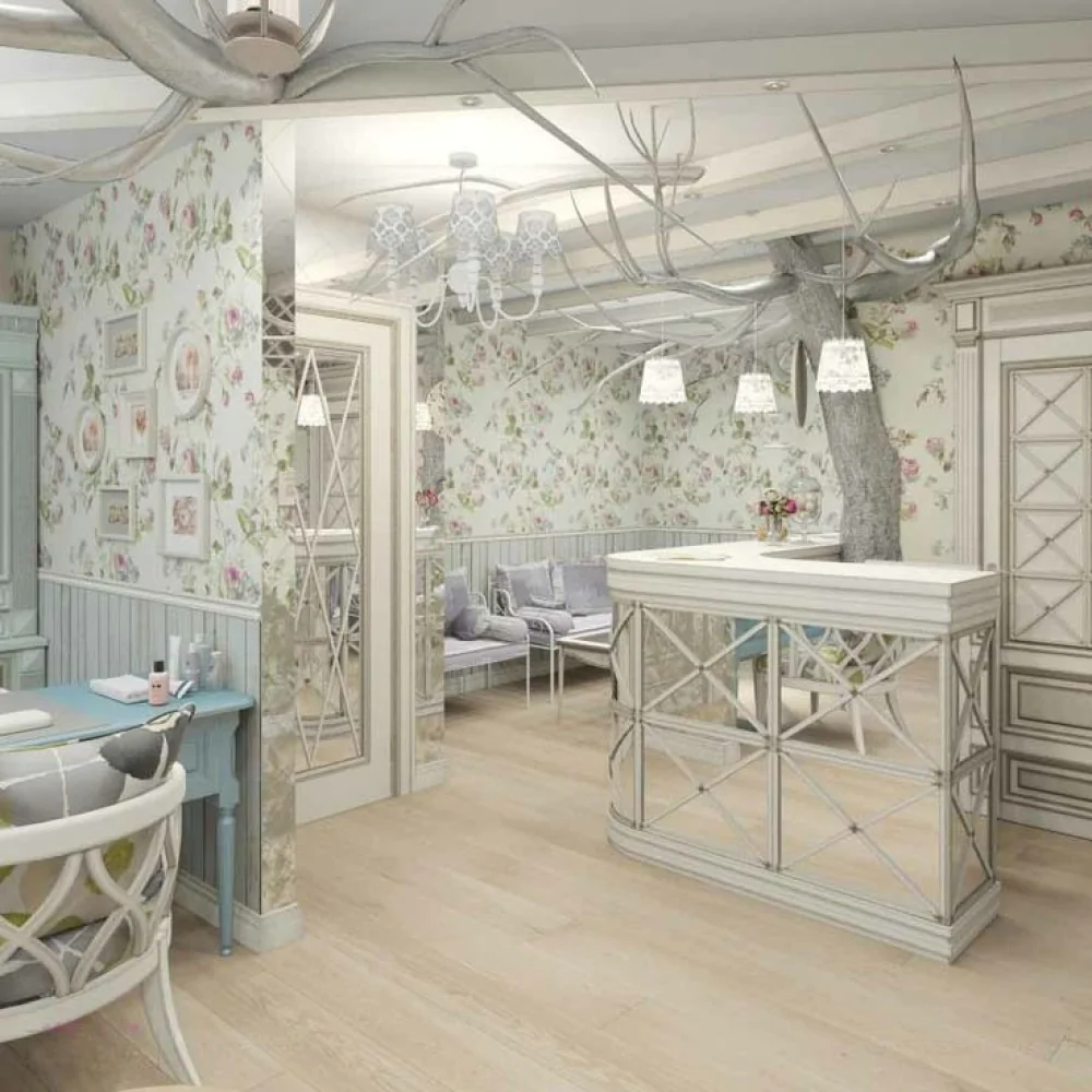 Дизайн-проект інтер'єру салону краси в стилі прованс, фото №6