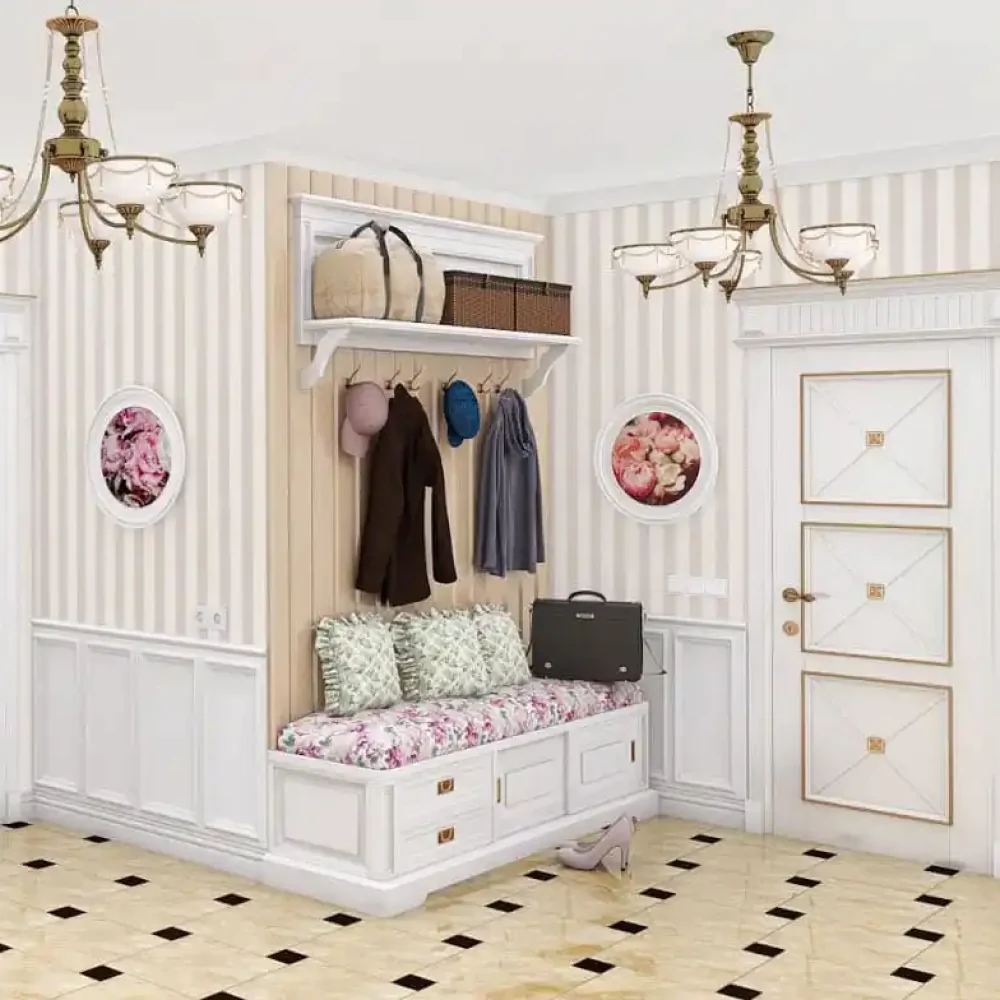 Дизайн-проект інтер'єру передпокою в стилі прованс