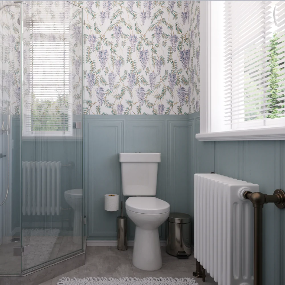 Дизайн ванної кімнати в стилі прованс