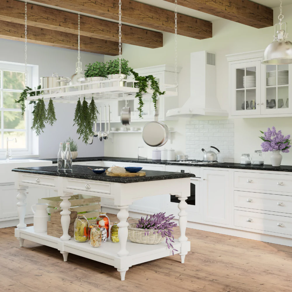 Дизайн интерьера кухни в прованском стиле, фото №74