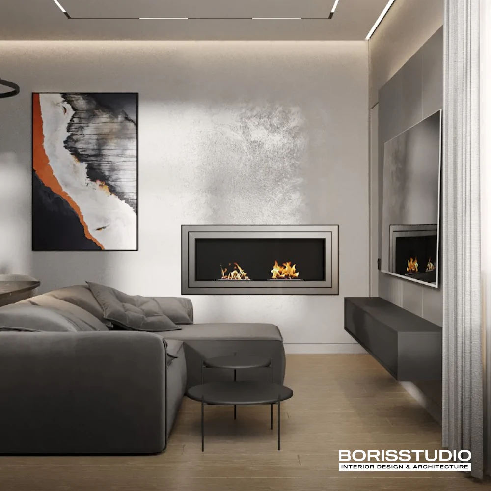 Дизайн-проект вітальні в Рахові