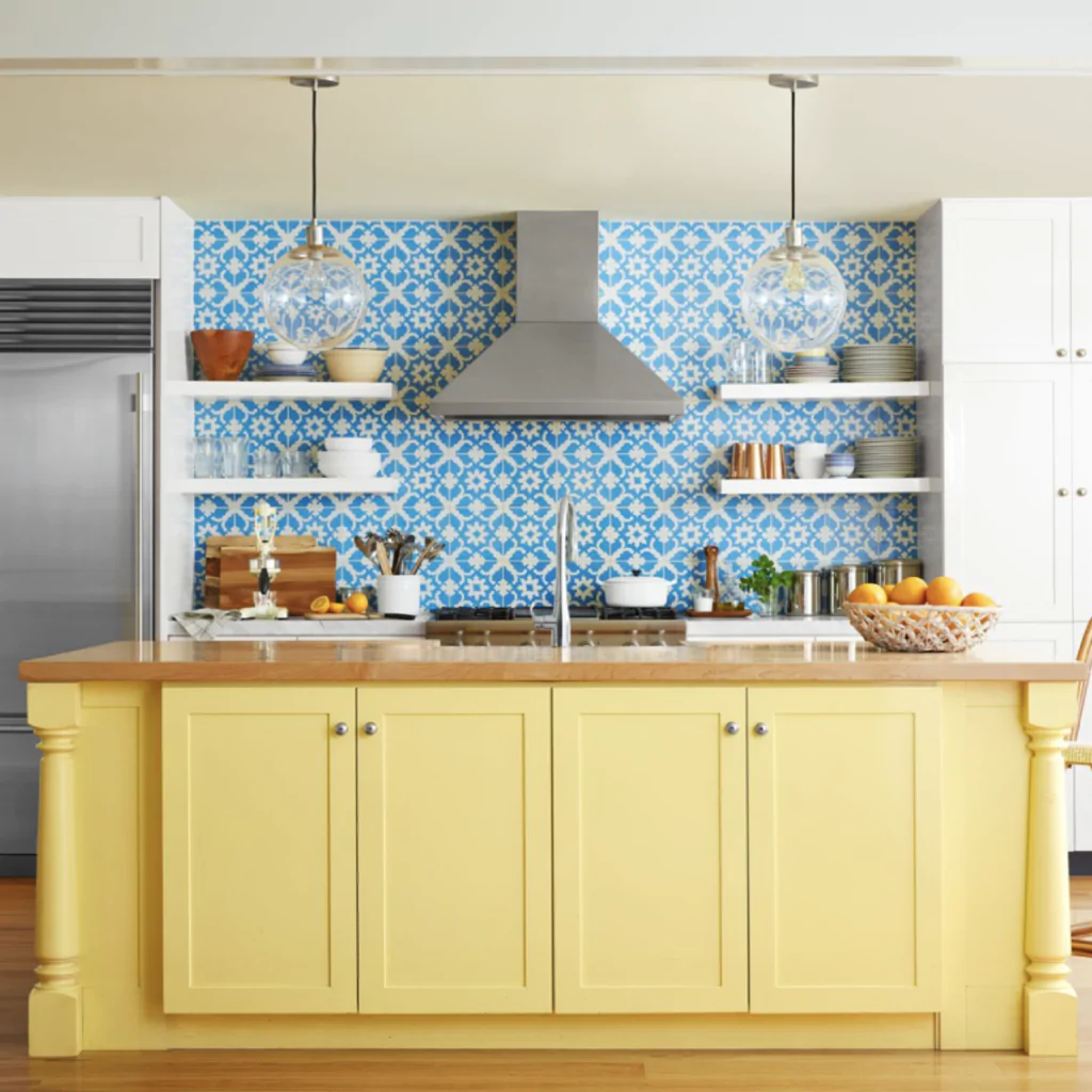 Дизайн інтер'єру кухні в стилі ретро