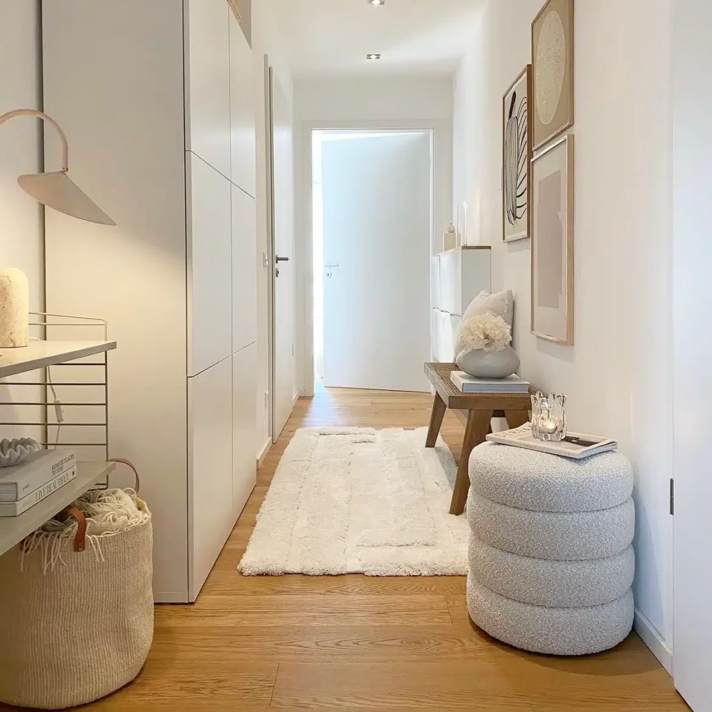 Дизайн-проєкт інтер'єру передпокою у скандинавському стилі