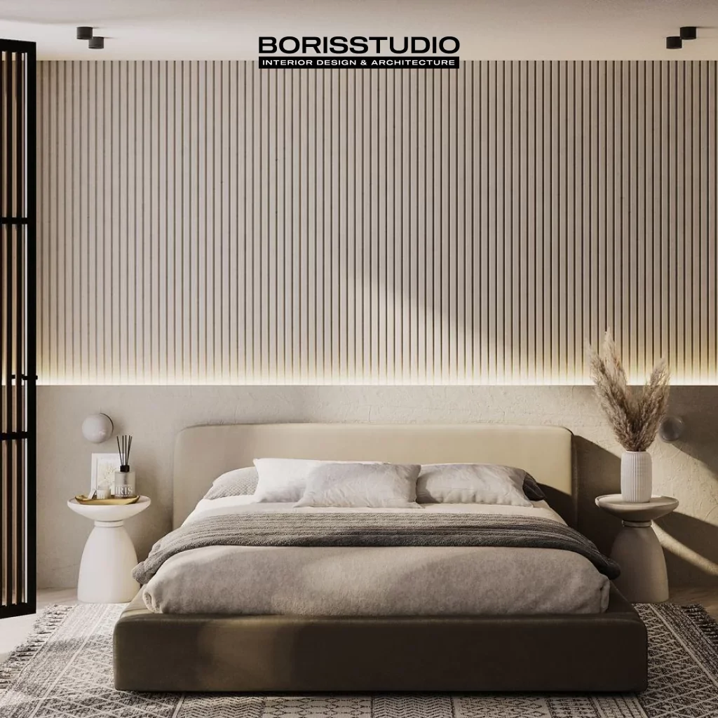 Спальня в экостиле интерьер