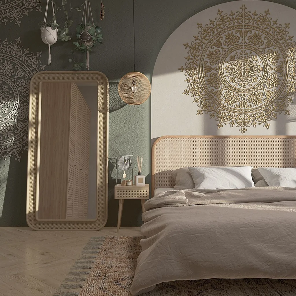 Спальня з етнічними акцентами