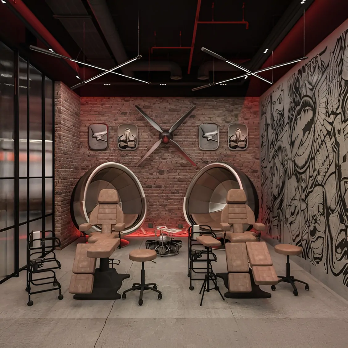 Дизайн-проєкт тату-студії №4