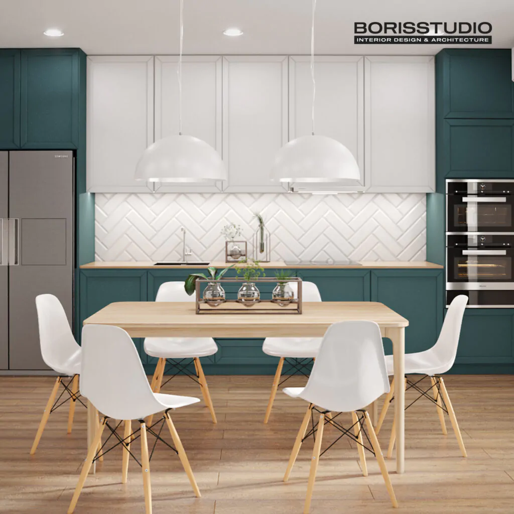 Дизайн кухни для котеджа в Трускавце