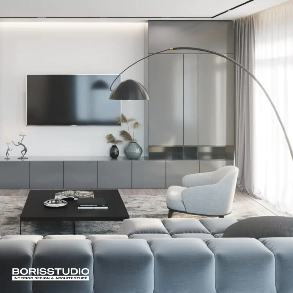 Дизайн интерьера гостинной для дома в Трускавце