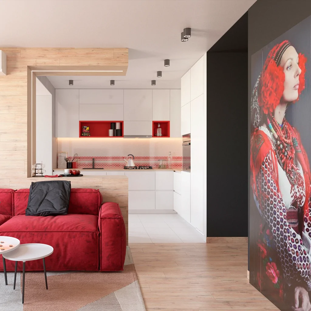 Украинский стиль в отделке стен