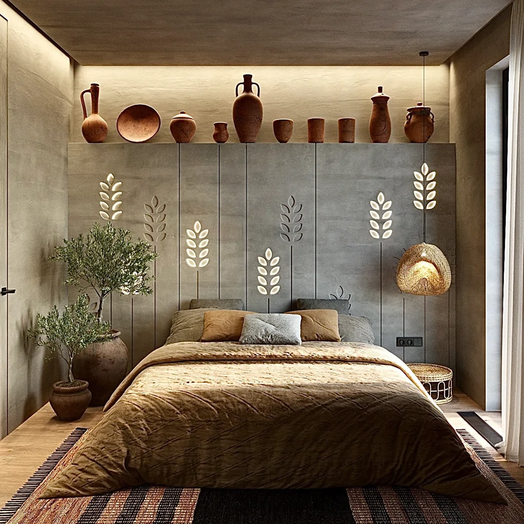 Український стиль в оформленні спальні