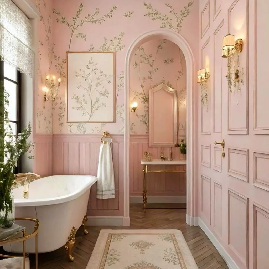 Ванная в стиле рококо