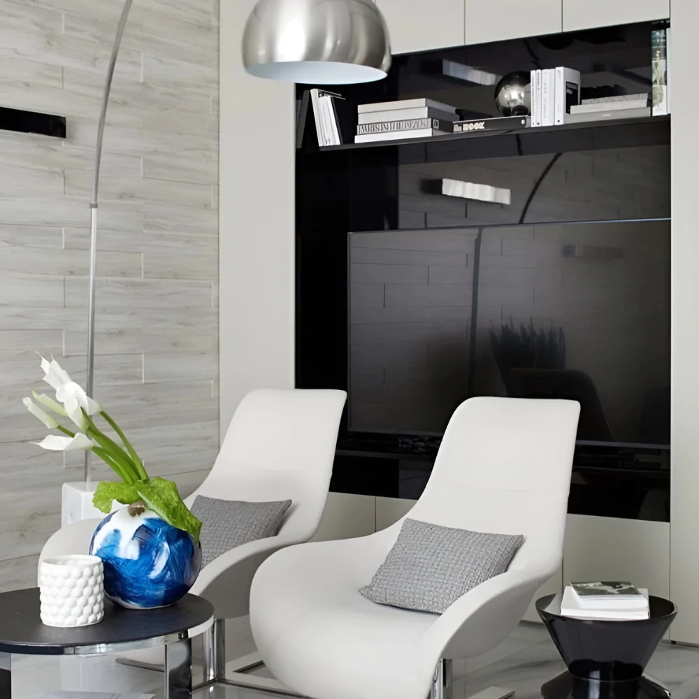 Аксесуари та декор приватного будинку в стилі хай-тек