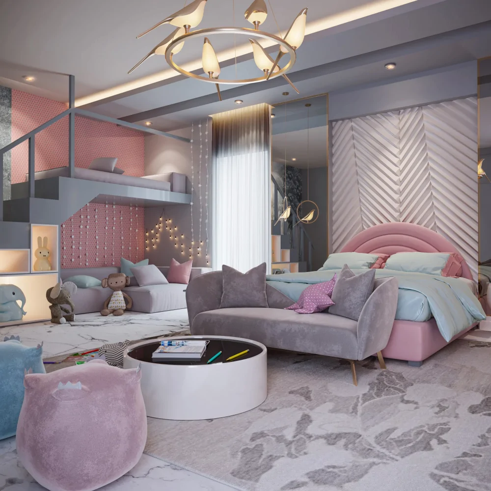 Дизайн інтер'єру дитячої кімнати в стилі ар деко