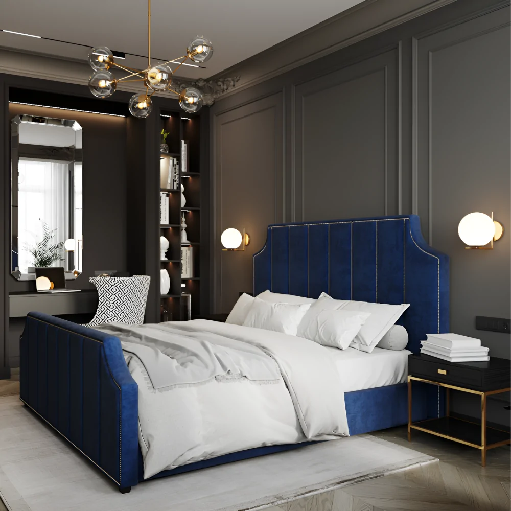 Дизайн-проект спальні в стилі ар деко