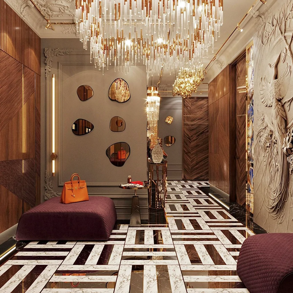 Дизайн-проект передпокою у стилі ар-деко