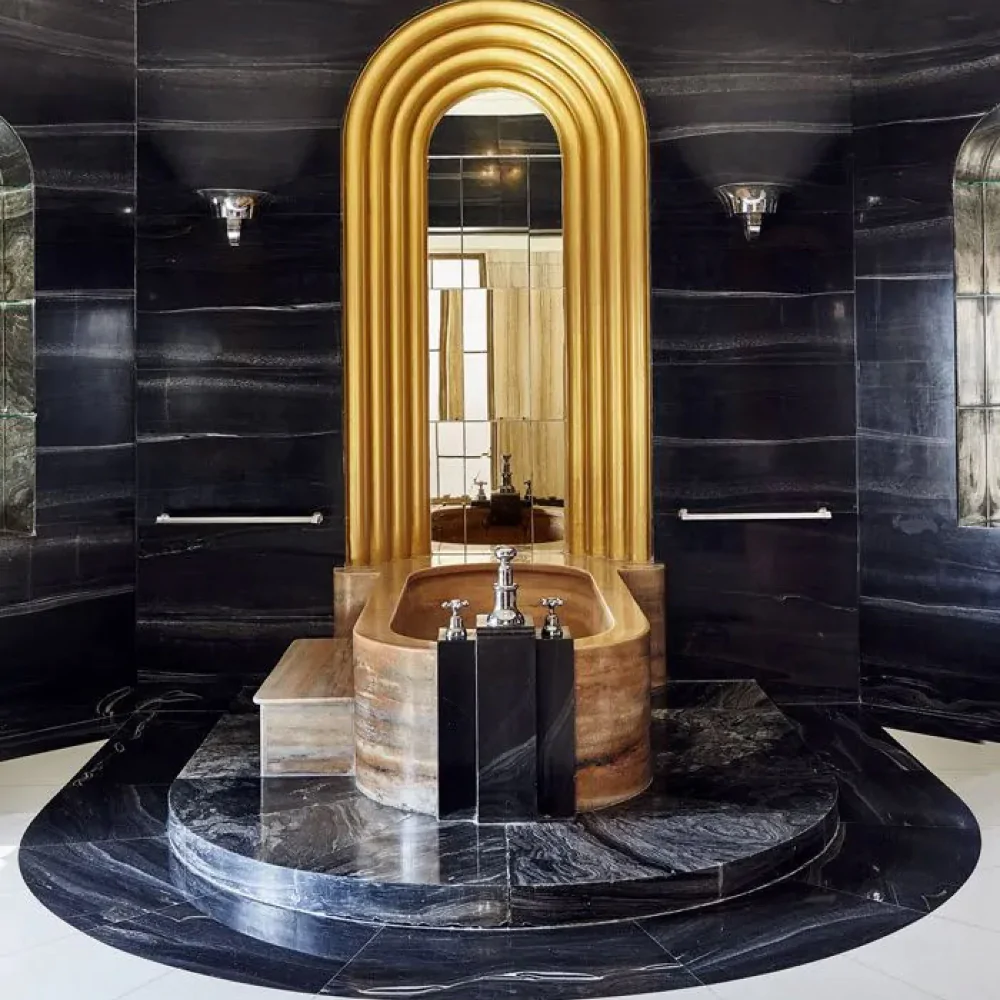 Дизайн-проект ванної кімнати у стилі арт-деко