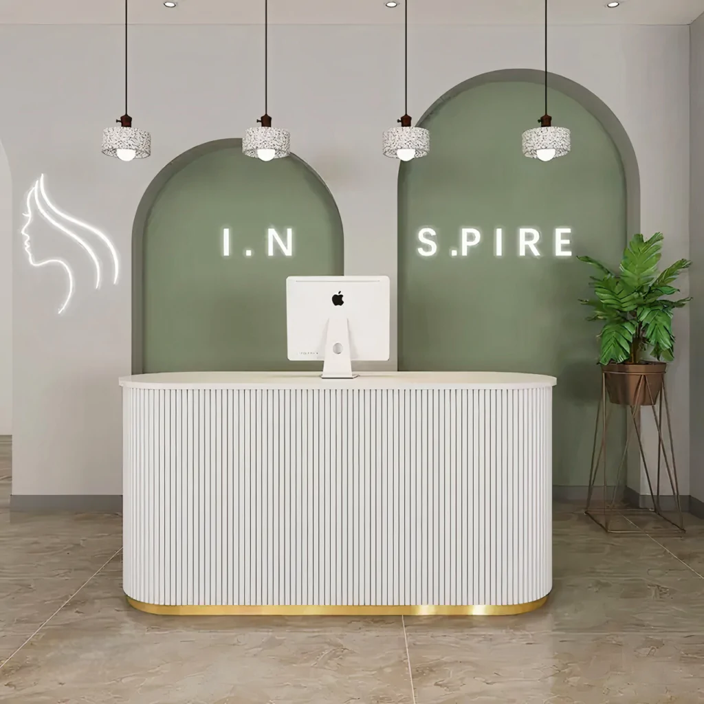 освітлення ресепшна салону краси