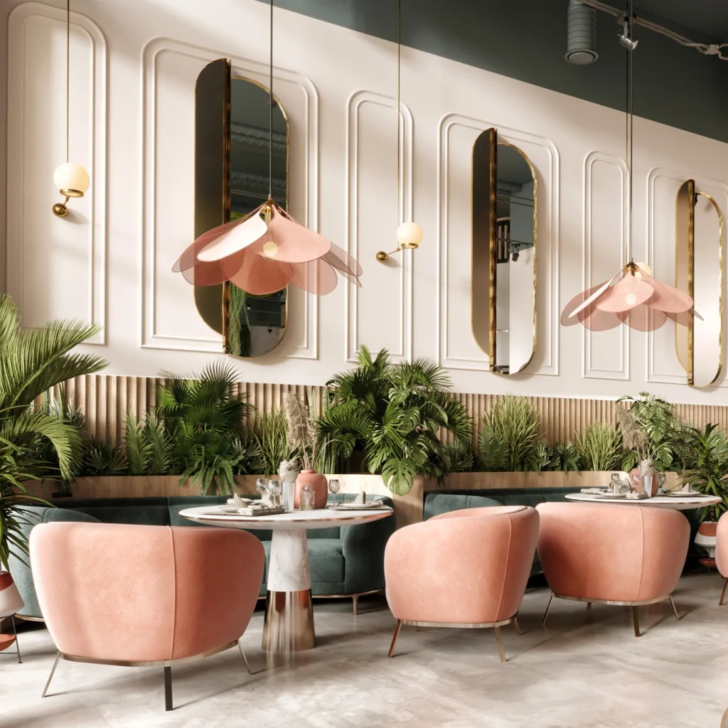 Меблі для кафе в стилі модерн