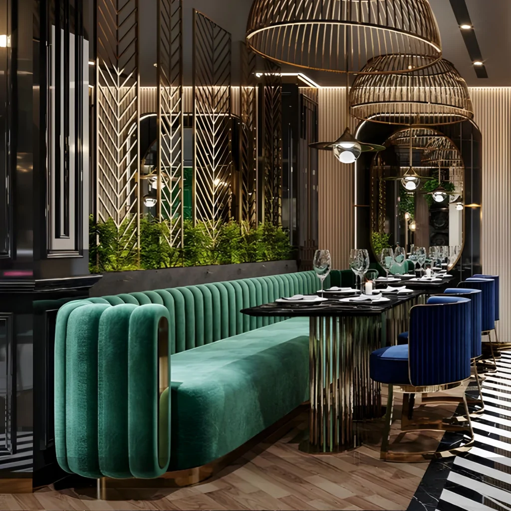 Дизайн-проект інтер'єру кафе в стилі модерн