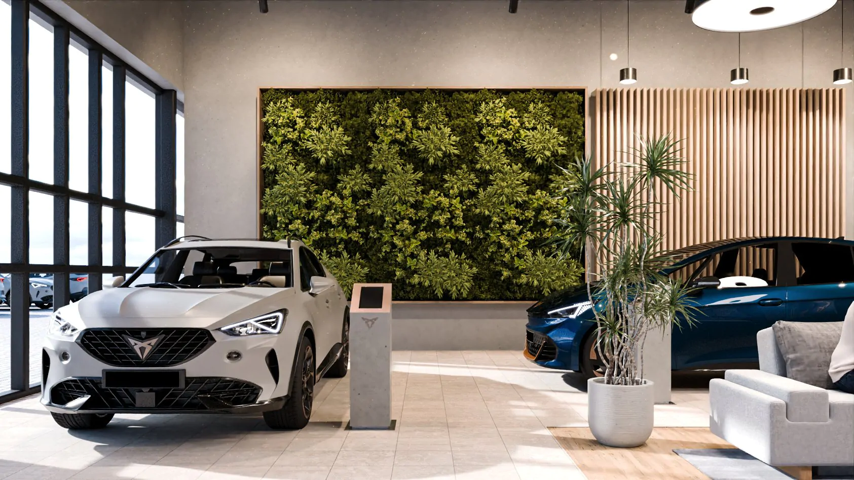 Дизайн інтер’єру автосалону №1