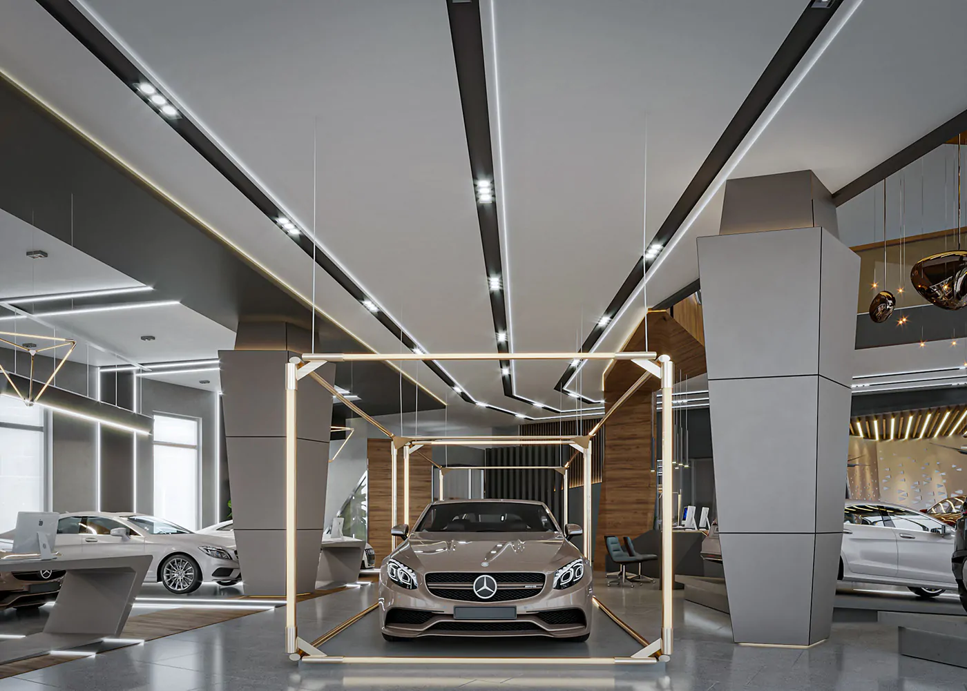 Дизайн інтер’єру для автосалону №4