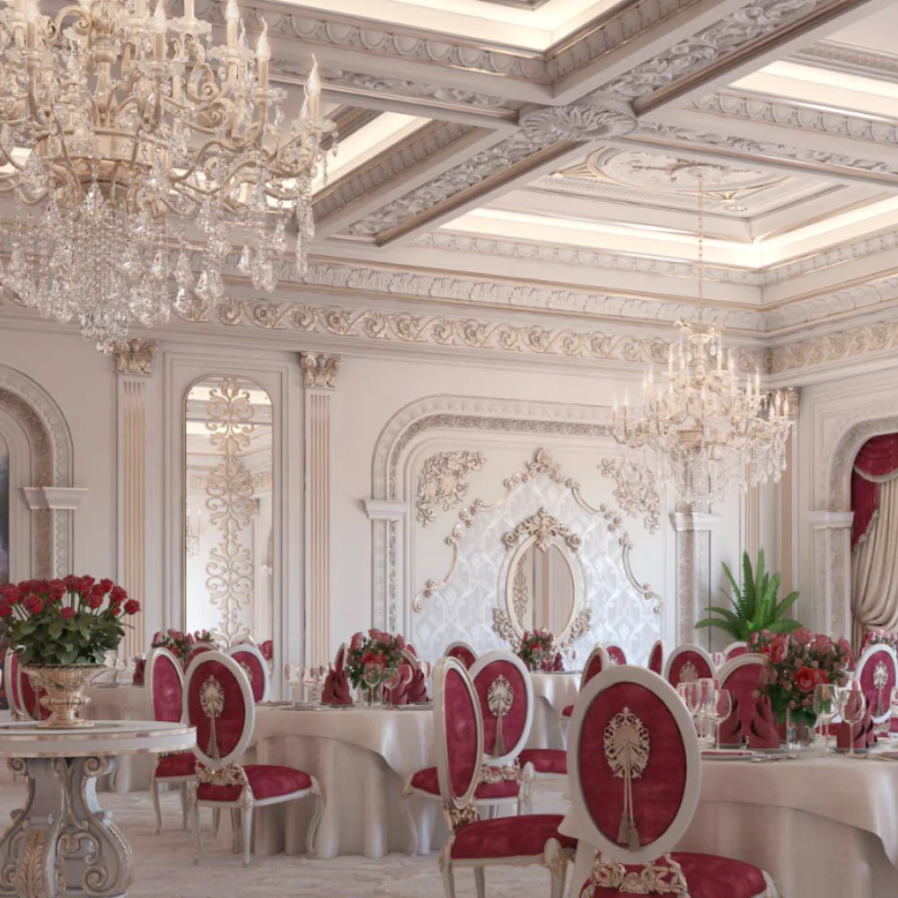 Дизайн інтер'єру ресторану в класичному стилі №15