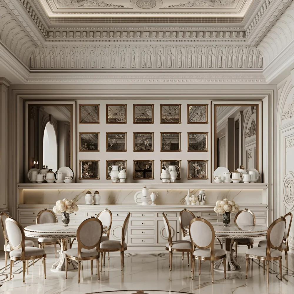 Дизайн інтер'єру ресторану в класичному стилі №4