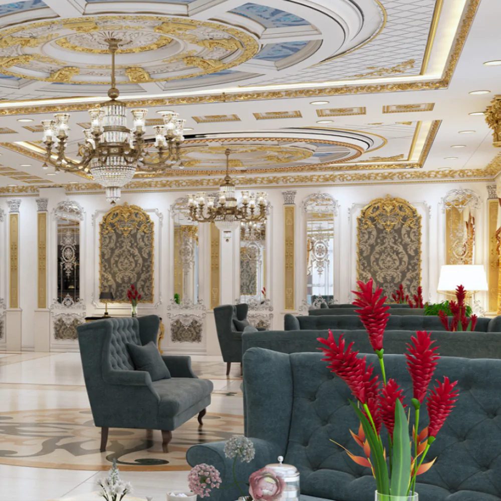 Дизайн інтер'єру ресторану в класичному стилі №9