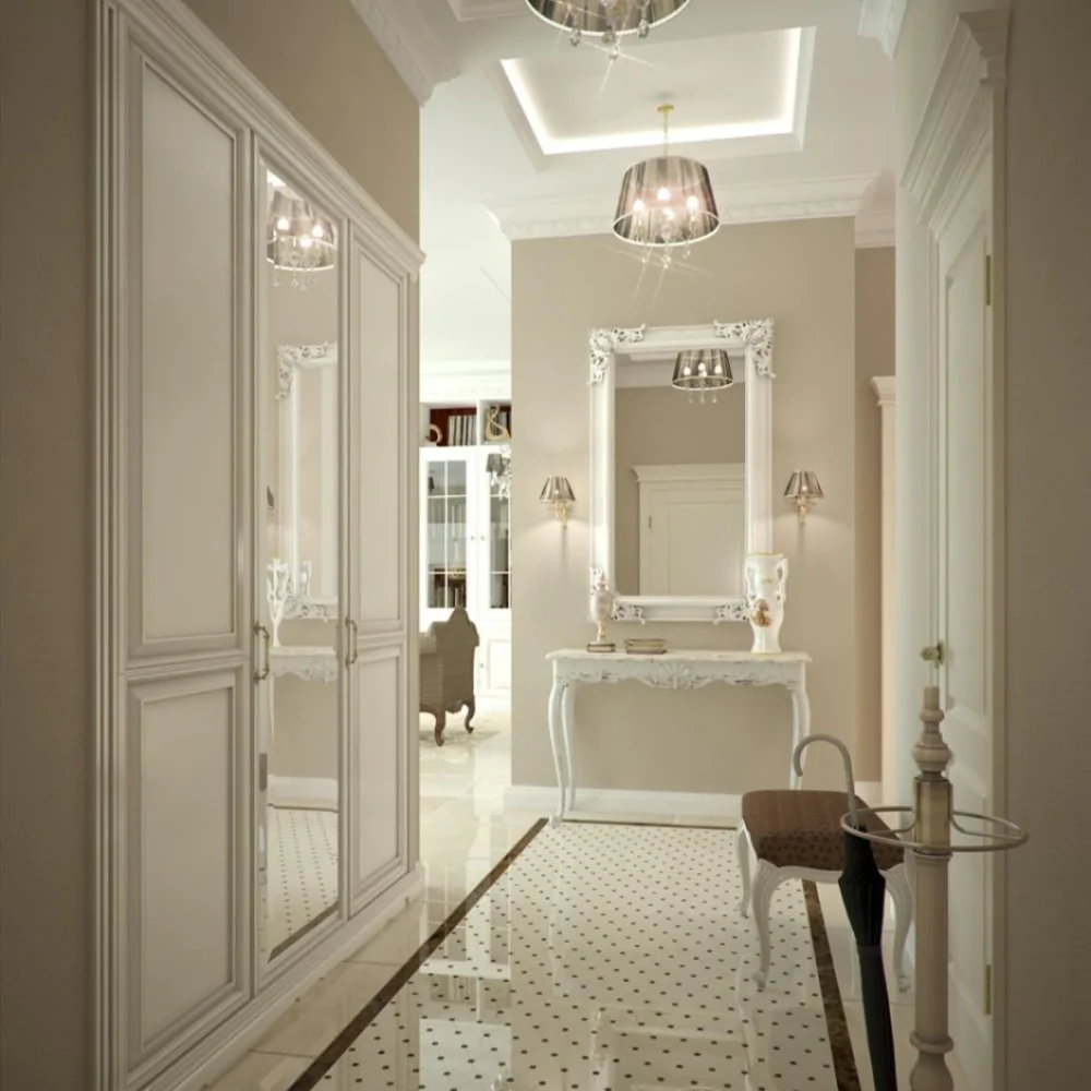 Оформлення передпокою в класичному стилі