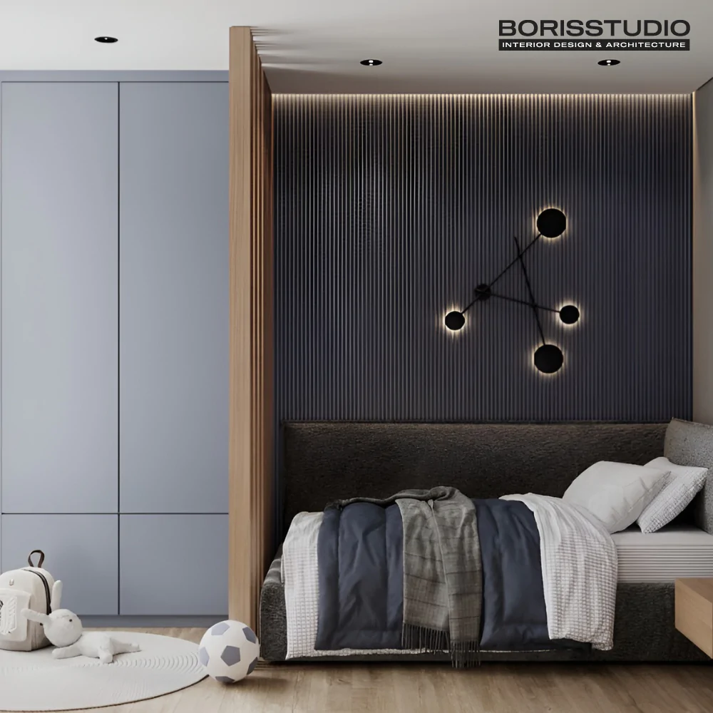 Дизайн-проект детской в стиле минимализм