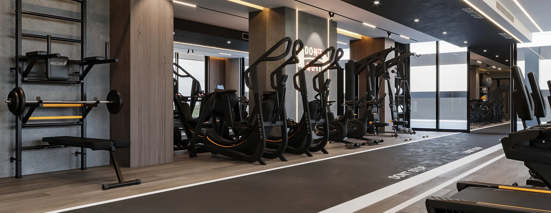 Особливості дизайну спортзалу у стилі лофт