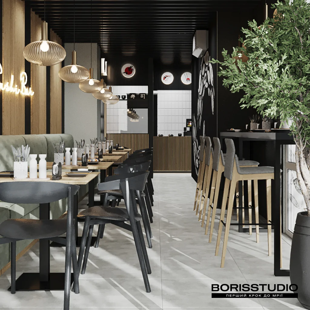 Дизайн-проект інтер'єру бару в Іспанії