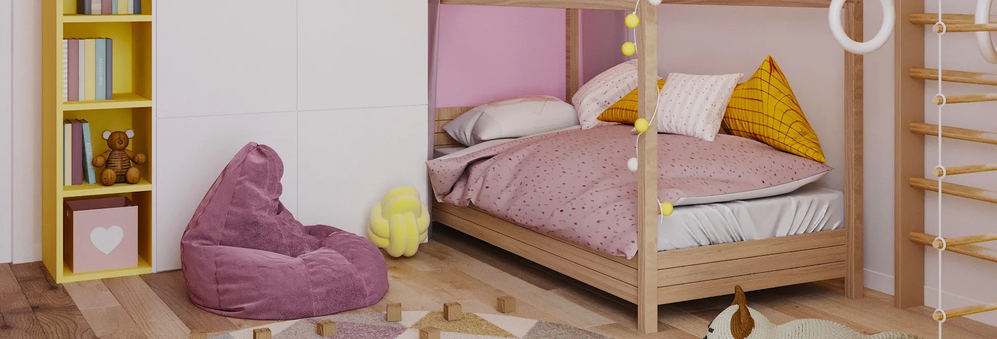 Особенности дизайна интерьера детской комнаты