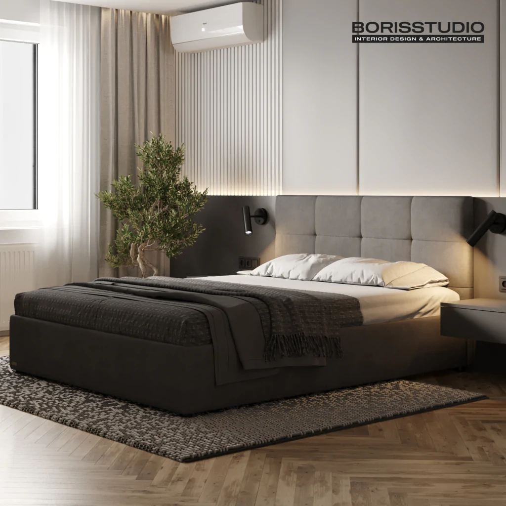 Оформление стен и пола частного дома в современном стиле