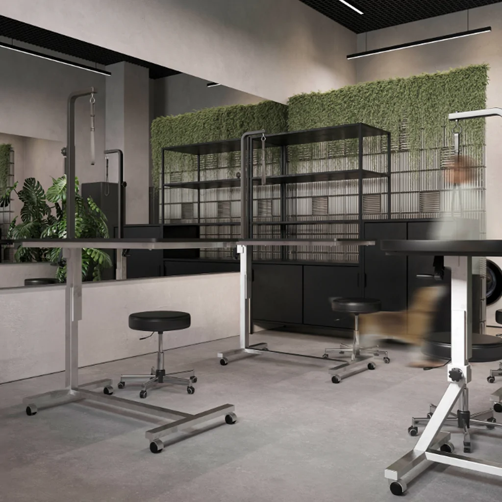 Дизайн інтер'єру грумінг салону в стилі лофт