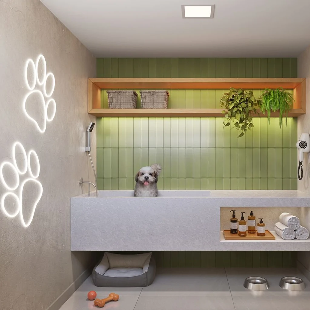 Дизайн-проект грумінг салону в екостилі