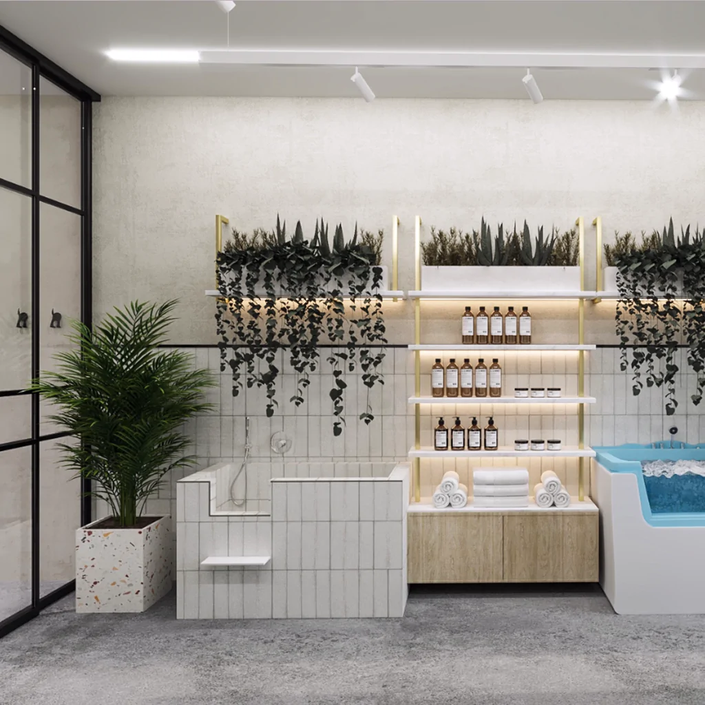 Дизайн інтер'єру грумінг салону у скандинавському стилі