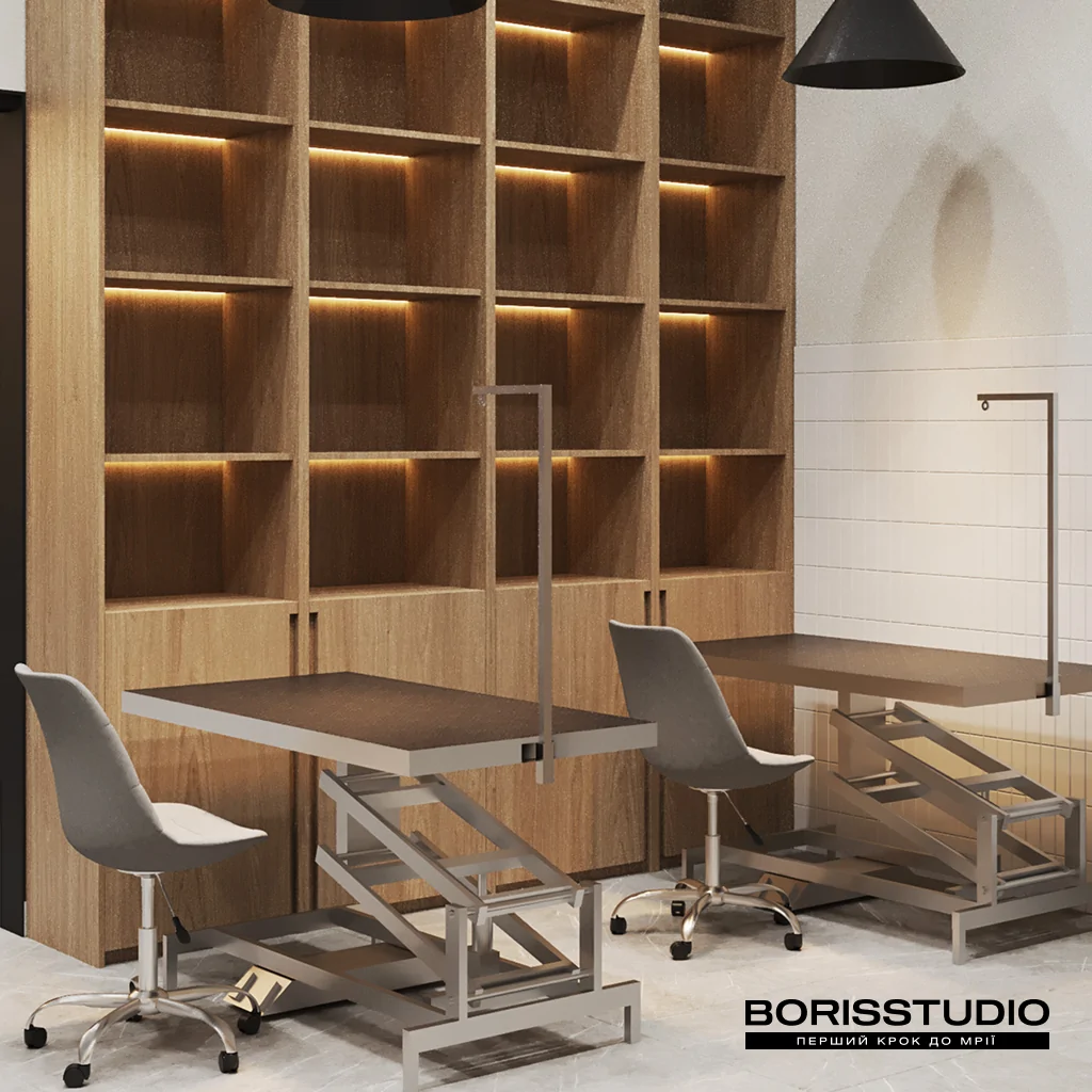 Дизайн-проект грумінг салону у стилі мінімалізм