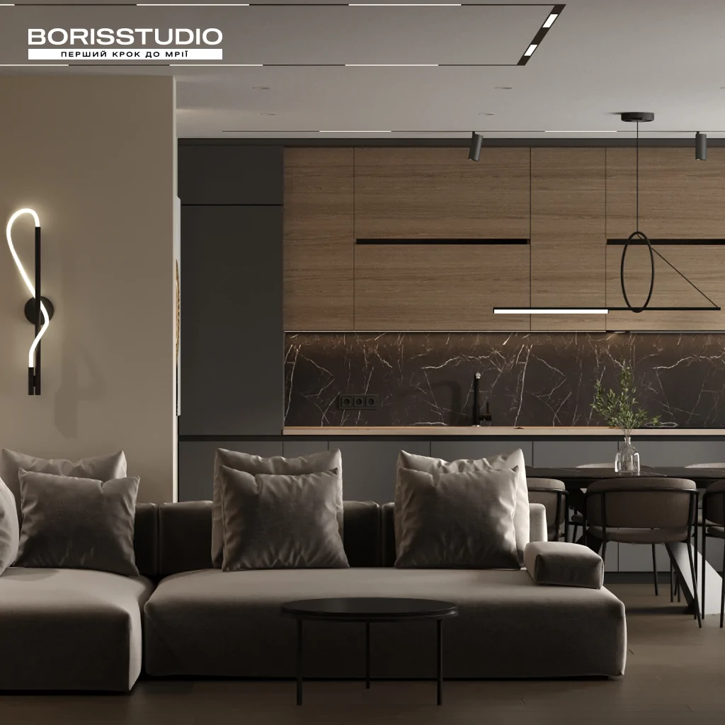 Дизайн інтер'єру квартири під ключ