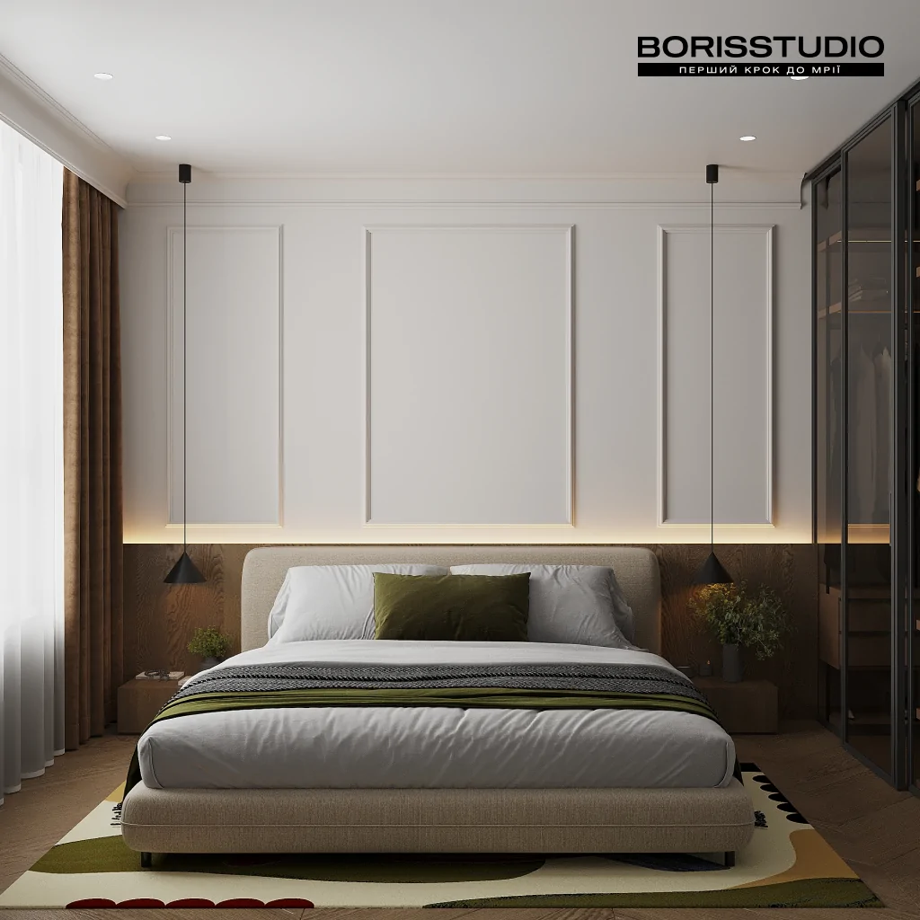 Дизайн інтер'єру спальні під ключ