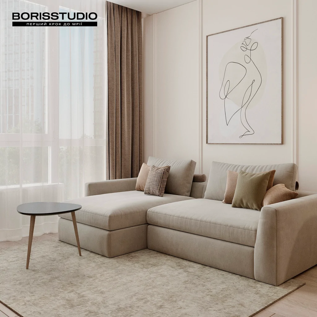 Дизайн-проект інтер'єру вітальні