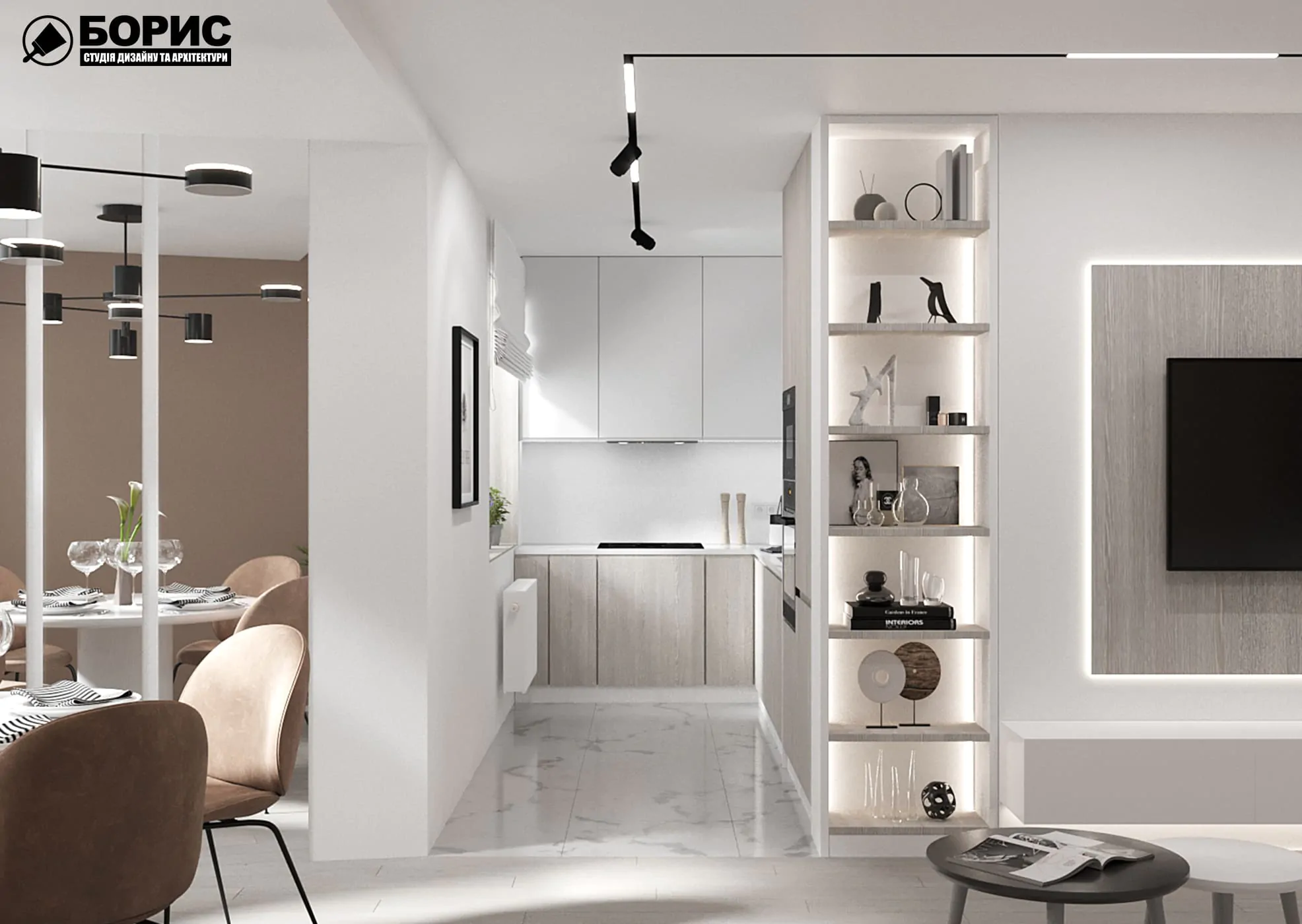 Дизайн інтер’єру будинку у Бородянці