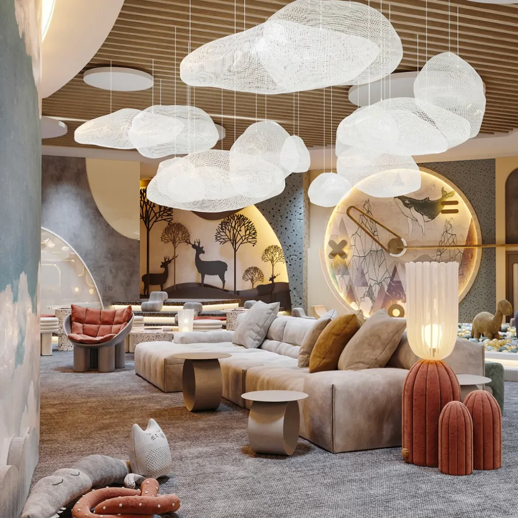 Дизайн-проект интерьера игровой комнаты, Фото №5