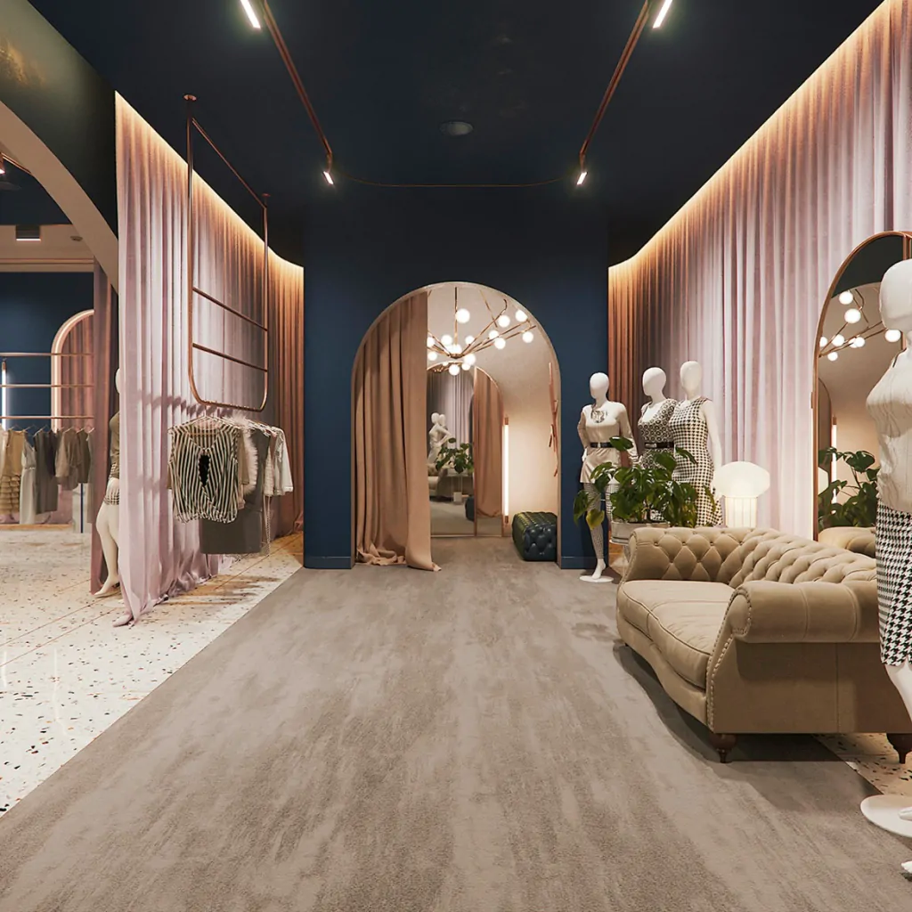 Дизайн інтер’єру магазину одягу, Фото №5