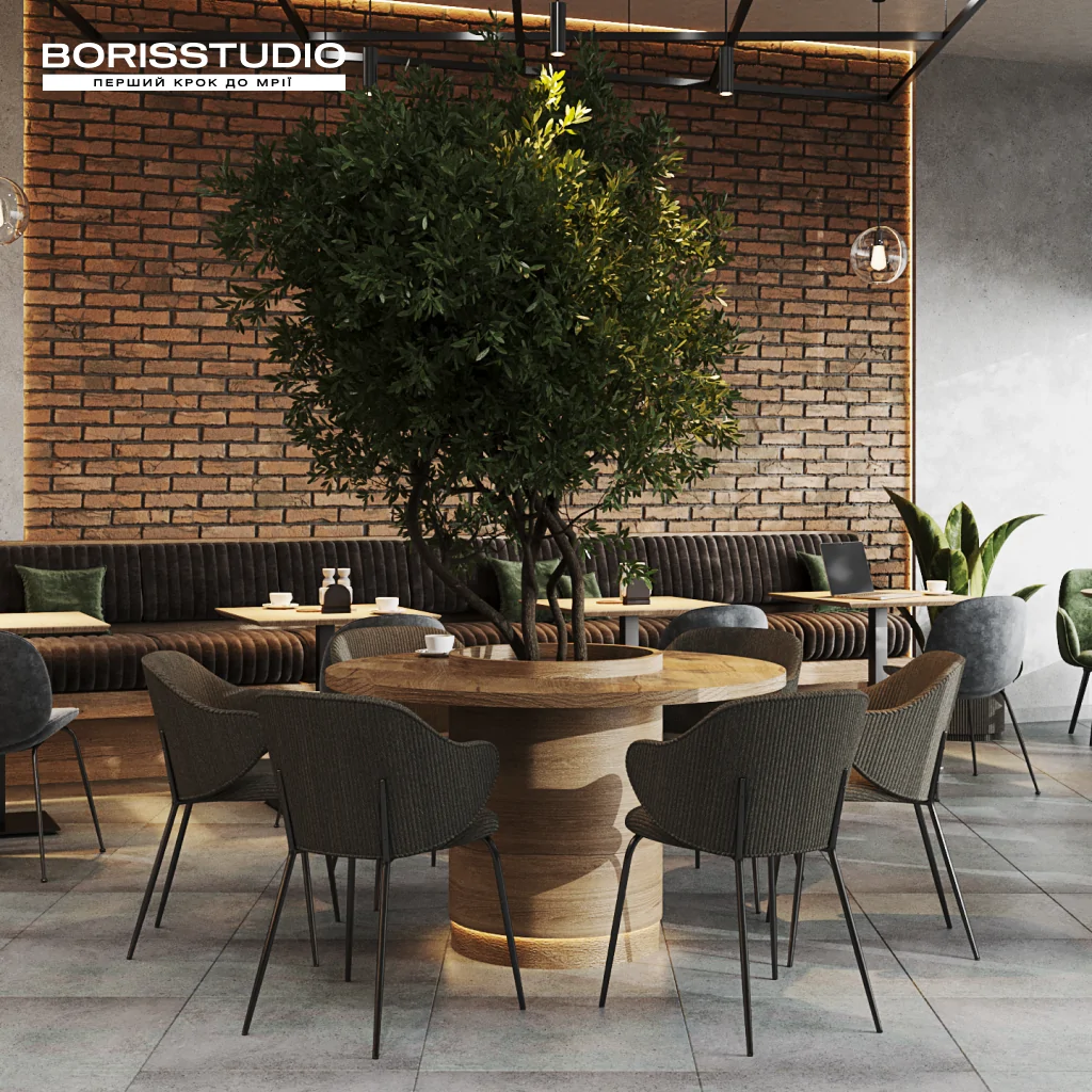 Дизайн інтер'єру кафе в Іспанії