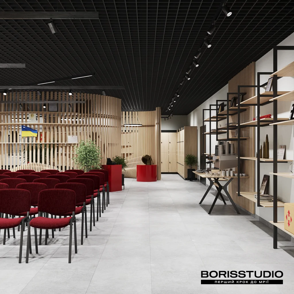 Дизайн-проект інтер'єру конференц-залу в Іспанії