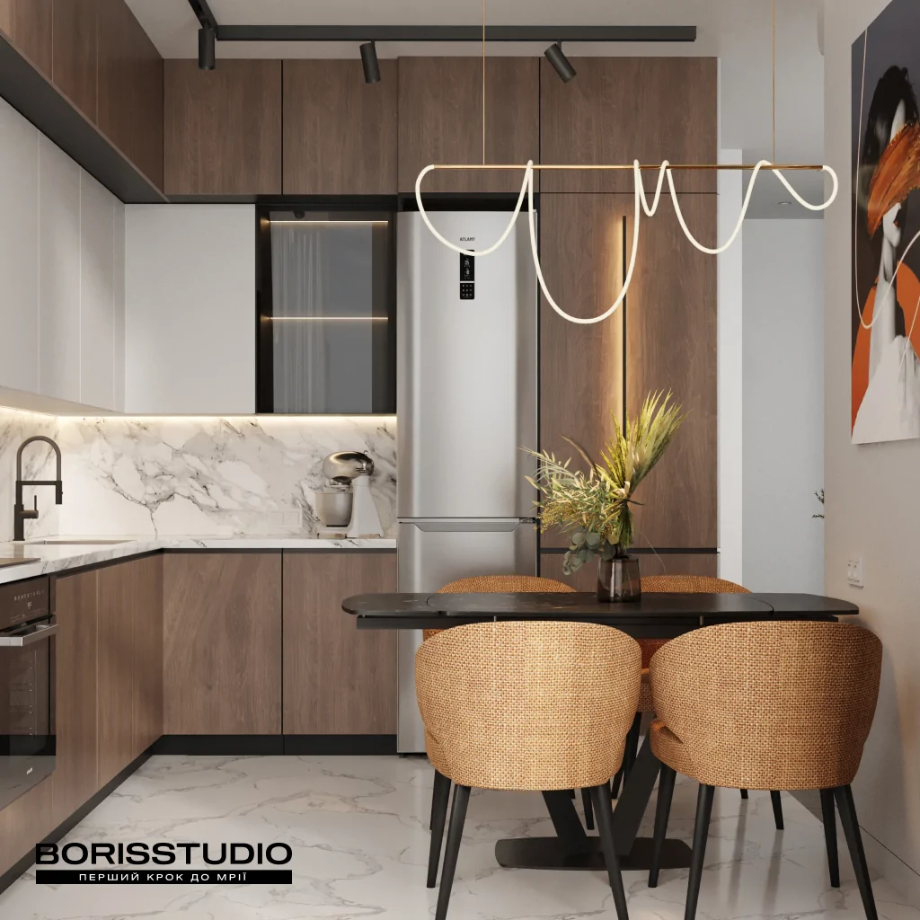 Дизайн інтер’єру кухні, фото №1